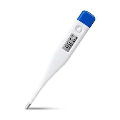 Berrcom Digital Thermometer for Adults and Kids, Oral Thermometer for Fever Rectal Underarm Thermometer for Babies with Fever Alarm Medical Thermometer with C/F Switchable