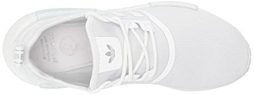 adidas Originals womens Nmd_r1's Sneaker, White/White/Silver Metallic, 7.5 US