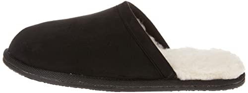 Amazon Essentials Women's Cozy Slipper, Black, 12