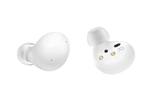 SAMSUNG Galaxy Buds 2 True Wireless Earbuds Noise Cancelling Ambient Sound Bluetooth Lightweight Comfort Fit Touch Control US Version, White