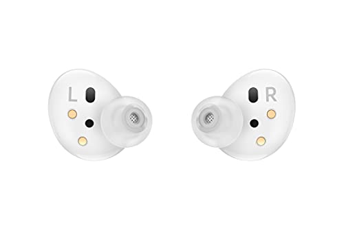 SAMSUNG Galaxy Buds 2 True Wireless Earbuds Noise Cancelling Ambient Sound Bluetooth Lightweight Comfort Fit Touch Control US Version, White