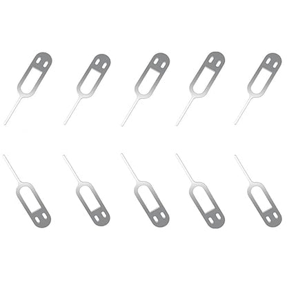 10 Pieces SIM Card Removal Openning Tool Tray Eject Pins Needle Opener Ejector Compatible with All iPhone Apple iPad Samsung Galaxy Cell Phone Smartphone Remover SCT018