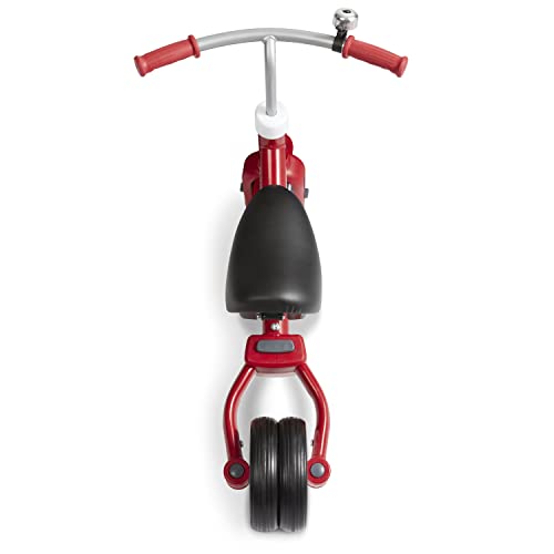 Radio Flyer Triple Play Trike, Toddler Tricycle, Balance Bike and Ride-On, Ages 1-3, Large, Red