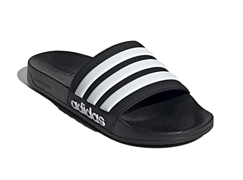 adidas Adult Adilette Shower Core Black/White/Core Black 8