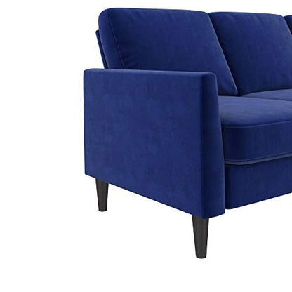 Mr. Kate Winston Sofa Sectional, Blue Velvet