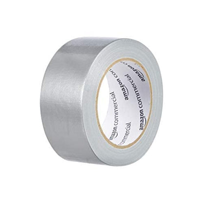 AmazonCommercial Standard Duct Tape, 1.88-inch by 45-yard, Silver, 3-Pack