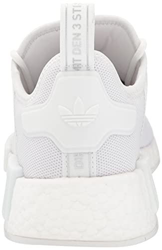 adidas Originals womens Nmd_r1's Sneaker, White/White/Silver Metallic, 7.5 US