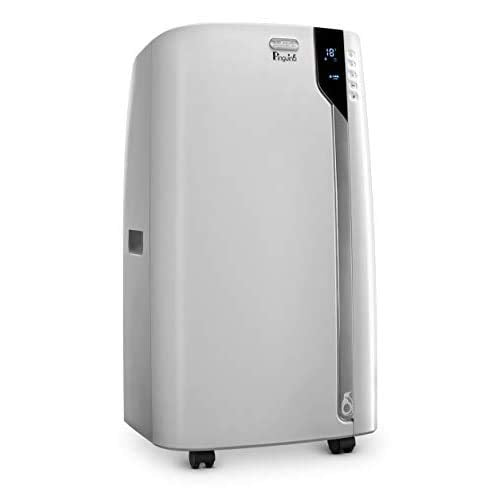 DeLonghi PAC360LVYN WH Pinguino Portable Air Conditioner in White with 6800.0 BTU Cooling Power, Remote Control, Dehumidifier and Portable Design