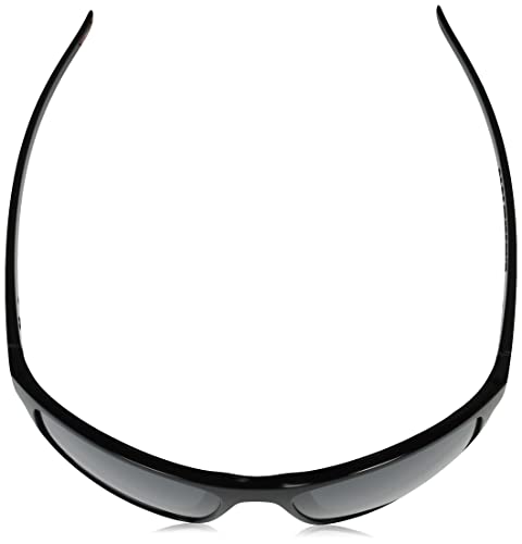 Oakley Men's OO9367 Drop Point Rectangular Sunglasses, Polished Black/Prizm Black, 61 mm