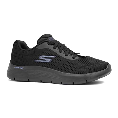 Skechers Men's Go Walk Flex-Remark Sneaker, Black/Black, 10.5