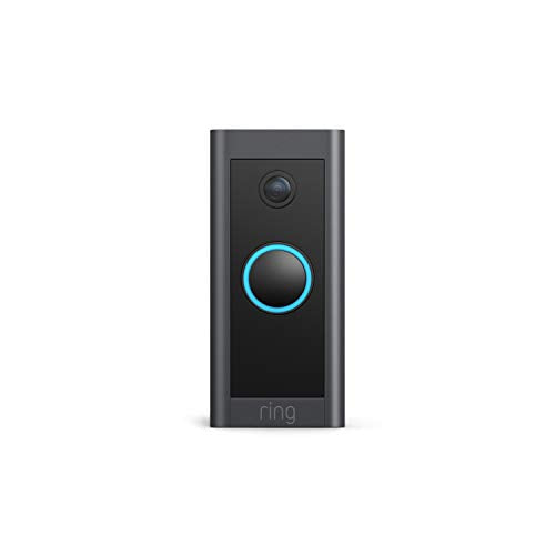 Ring Video Doorbell Wired – Convenient features in a compact design, pair with Ring Chime to hear audio alerts in your home (existing doorbell wiring required)