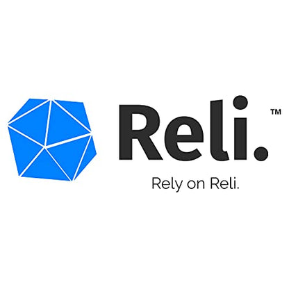 Reli. SuperValue 13 Gallon Trash Bags | 1000 Count Bulk | Tall Kitchen | Can Liners | Black Multi-Use Garbage Bags