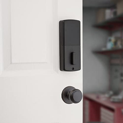 Kwikset 905 Keyless Entry Deadbolt Electronic Door Lock, 6 Button Keypad, Ideal for Garage or Side Door, No Key, Venetian Bronze