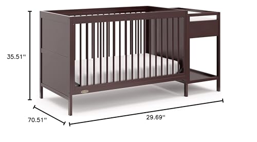 Graco Fable 4-in-1 Convertible Crib - Espresso