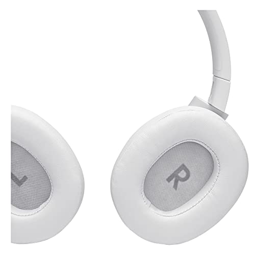 JBL Tune 760NC - Lightweight, Foldable Over-Ear Wireless Headphones with Active Noise Cancellation - White, Medium