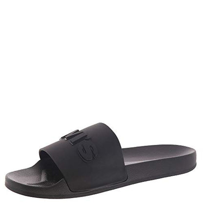 Levi's Mens 3D Slide Slip On Sandal Shoe, Black, 9 M