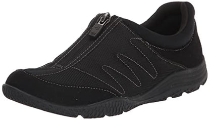 Easy Spirit Women's Bestrong2 Sneaker, Black Mesh, 9 Wide