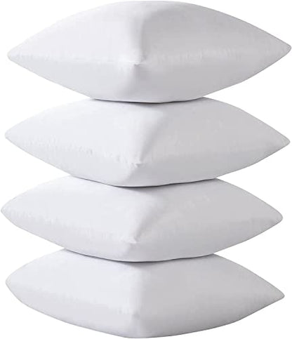 Comfort Beddings Pillow Protectors Standard Size 4 Pack Pillow Cases 100% Waterproof Cotton Terry Fabric Standard Pillow Protector Pillow Covers Zipper Closure ( Standard 20x26 ,4 Pack)