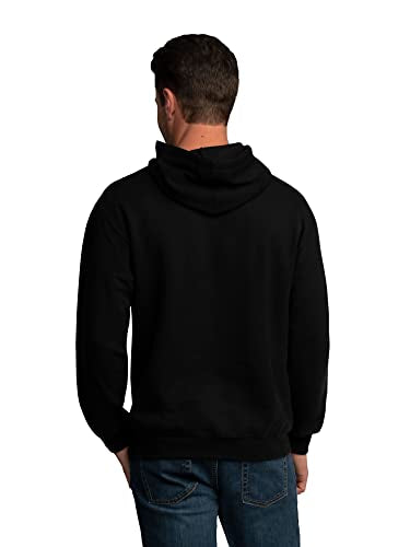 Fruit of the Loom mens Eversoft Fleece Sweatshirts & Hoodies Shirt, Pullover - Black, Small US