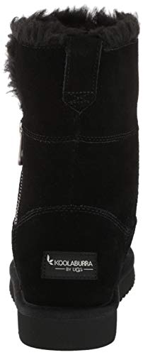 Koolaburra by UGG Women's Aribel Short Mid Calf Boot, Black, 10