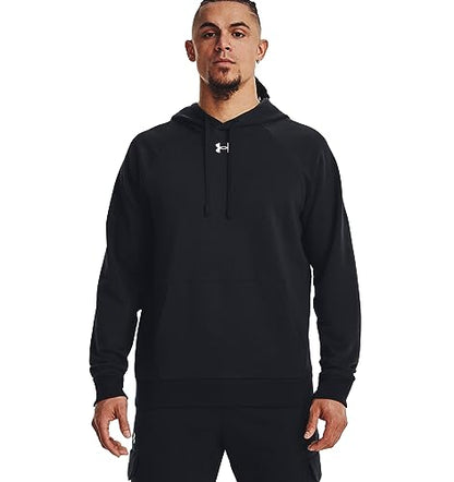 Under Armour Men's Standard Rival Fleece Hoodie, (426) Varsity Blue / / White, Medium