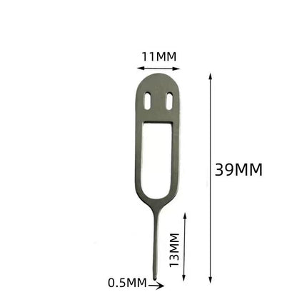 10 Pieces SIM Card Removal Openning Tool Tray Eject Pins Needle Opener Ejector Compatible with All iPhone Apple iPad Samsung Galaxy Cell Phone Smartphone Remover SCT018
