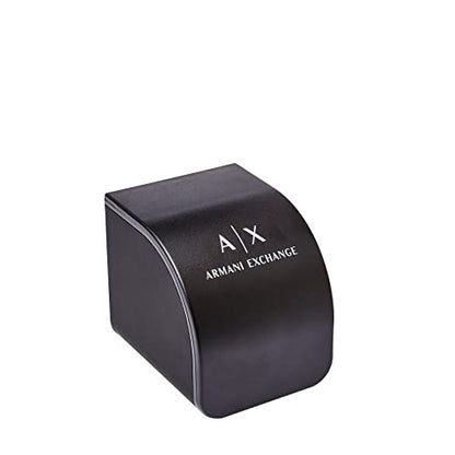 AX ARMANI EXCHANGE Men's Leather Watch, Color: Blue/Brown (Model: AX2501)
