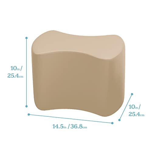 ECR4Kids SoftZone Toddler Modular Stool Set, Flexible Seating, Earthtone, 6-Piece