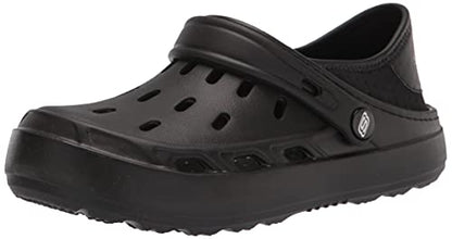 Skechers Boy's Foamies Swifters Ii Clog, Black/Black, 11 Little Kid