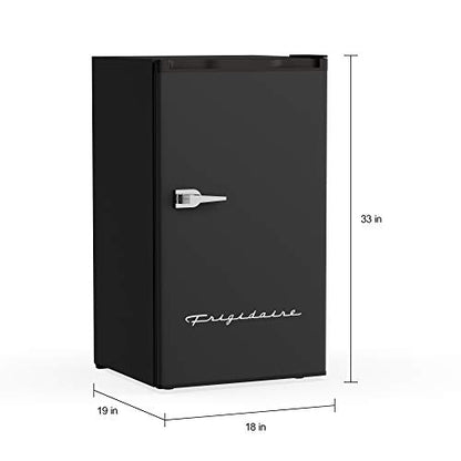 FRIGIDAIRE EFR331-BLACK 3.2 Cu ft Eraser Board Mini Compact Dorm Fridge (Black)