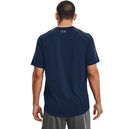 Under Armour Men's Tech 2.0 Short-Sleeve T-Shirt , Academy Blue (408)/Graphite , Small