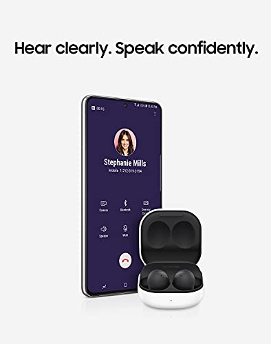 SAMSUNG Galaxy Buds 2 True Wireless Bluetooth Earbuds, Noise Cancelling, Ambient Sound, Lightweight Comfort Fit In Ear, Auto Switch Audio, Long Battery Life, Touch Control US Version, Graphite