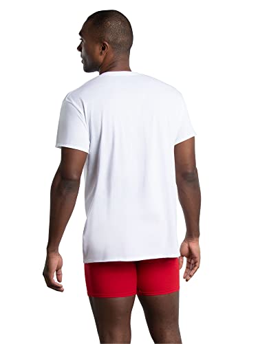 Fruit of the Loom Men's Lightweight Active Cotton Blend Undershirts, Small