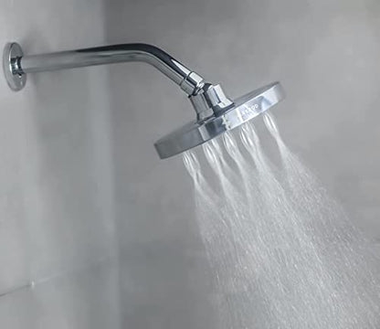 SparkPod Power Rain Shower Head - Emulates a Rainstorm - High Pressure Rainfall - Easy 1-Min Install - Luxury Polished Chrome - 1.8GPM Flow Rate - Modern Look - High Pressure Rain Shower Head