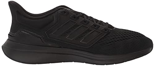 adidas Men's EQ21 Trail Running Shoe, Black/Black/Black, 9