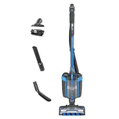 Shark ICZ362H Vertex Pro Powered Lift-Away Cordless Vacuum with IQ Display, DuoClean PowerFins, Includes Crevice Tool, Pet Multi-Tool & Anti-Allergen Dusting Brush, 60min Runtime, Electric Blue