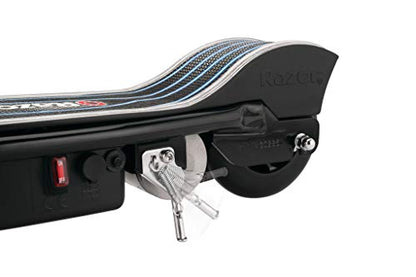 Razor E100 Glow Electric Scooter for Kids Age 8+, LED Light-Up Deck, 8" Air-filled Front Tire, Up to 40 Minutes Continuous Ride Time