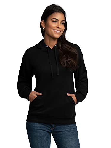 Fruit of the Loom mens Eversoft Fleece Sweatshirts & Hoodies Shirt, Pullover - Black, Small US