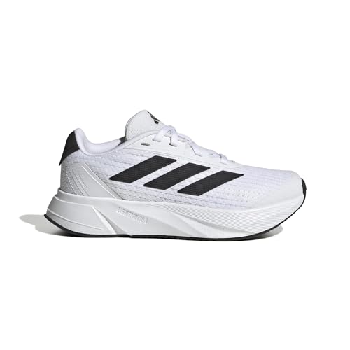 adidas Duramo SL Sneaker, White/Core Black/Grey, 11.5 US Unisex Little Kid