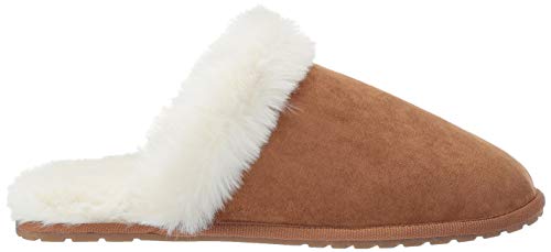 Amazon Essentials Women's Scuff Slipper, Light Brown, 7