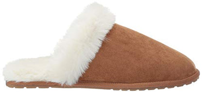 Amazon Essentials Women's Scuff Slipper, Light Brown, 7