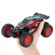LOOZIX RC Racing Car, 1:20 Scale 2.4GHZ Remote Control 20KM/H High Speed Racing RC Truck Electric Toy Vehicle for Boys Age 8-12 Years Old