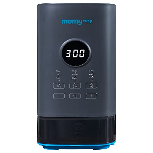 Bottle Warmer, Fast Baby Bottle Warmer with Accurate Display Timer, Milk Warmer for Breastmilk, Temperature Control 24H Keep Warm and Auto Shutoff (Blue)