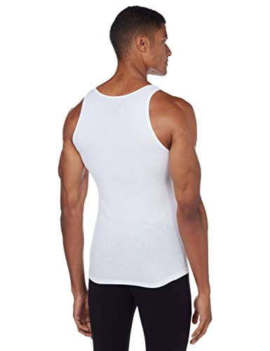 Hanes Ultimate Men's 7-Pack ComfortSoft Tank, White, Small