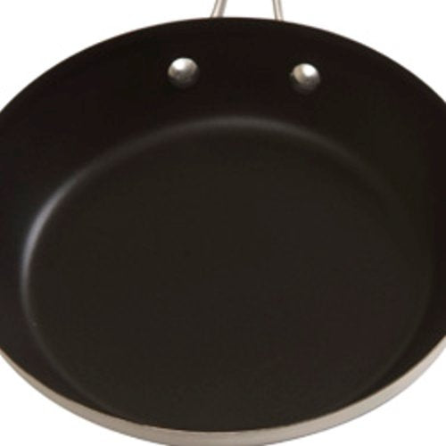 Rachael Ray Brights Hard Anodized Nonstick Frying Pan / Fry Pan / Hard Anodized Skillet - 8.5 Inch, Gray with Orange Handles
