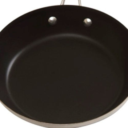 Rachael Ray Brights Hard Anodized Nonstick Frying Pan / Fry Pan / Hard Anodized Skillet - 8.5 Inch, Gray with Orange Handles