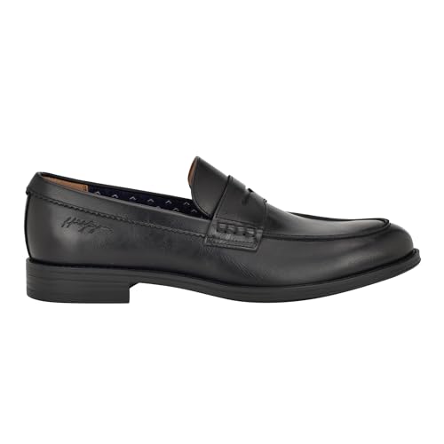 Tommy Hilfiger Men's Japeth Loafer, Black 001, 9M