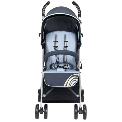 Cosco Simple Fold Compact Stroller, Folds with one Hand and Stands on its own, Rainbow