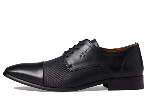Tommy Hilfiger Men's Sheldon Oxford, Black 001, 9M