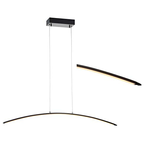 JONATHAN Y JYL7012B Roxanna 41.5" Dimmable Adjustable Integrated LED Metal Linear Pendant Minimalistic Modern Contemporary Dining Room Living Room Kitchen Foyer Bedroom Hallway, Black